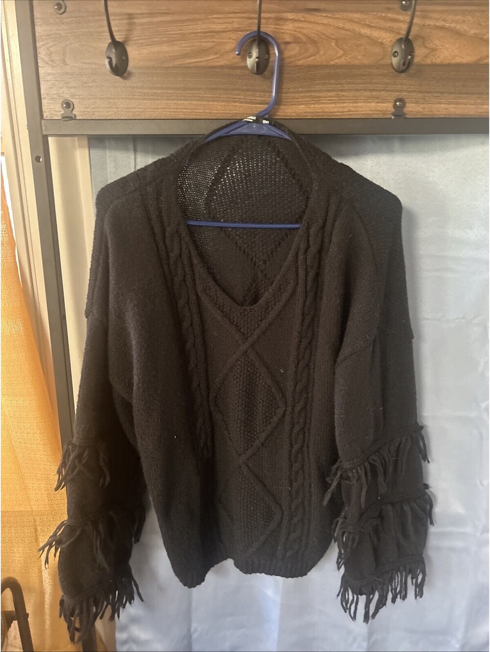 SHEIN Curve 0xl Fringe Sweater